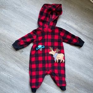 Fleece 0-3 M Onesie
